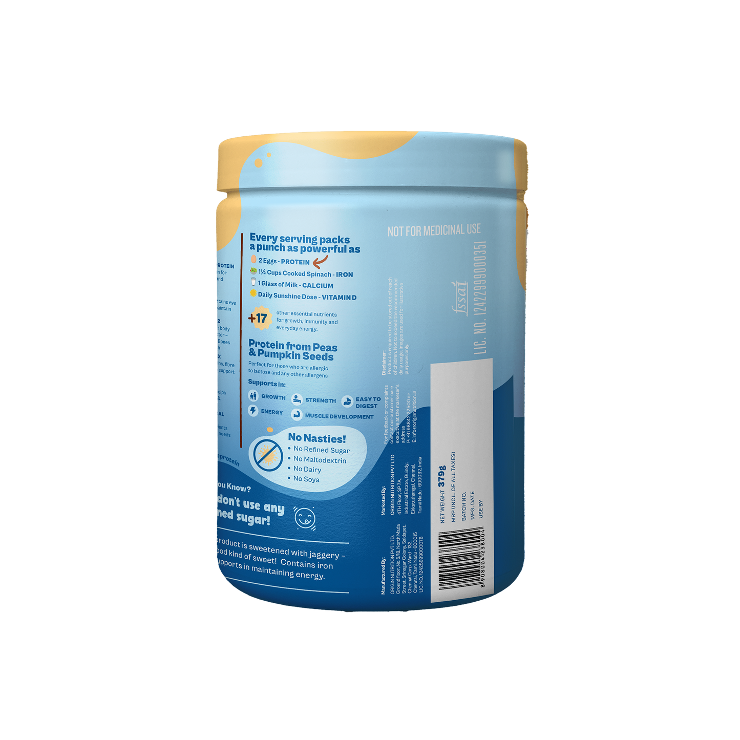 Kids Nutrition MIx - Creamy Vanilla (ages 13+)