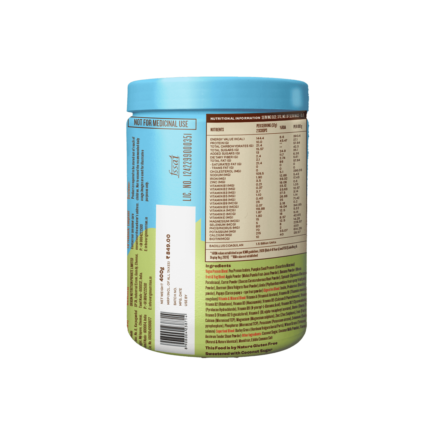 Go-Go Fuel for Kids - Vibrant Vanilla (ages 8-12)