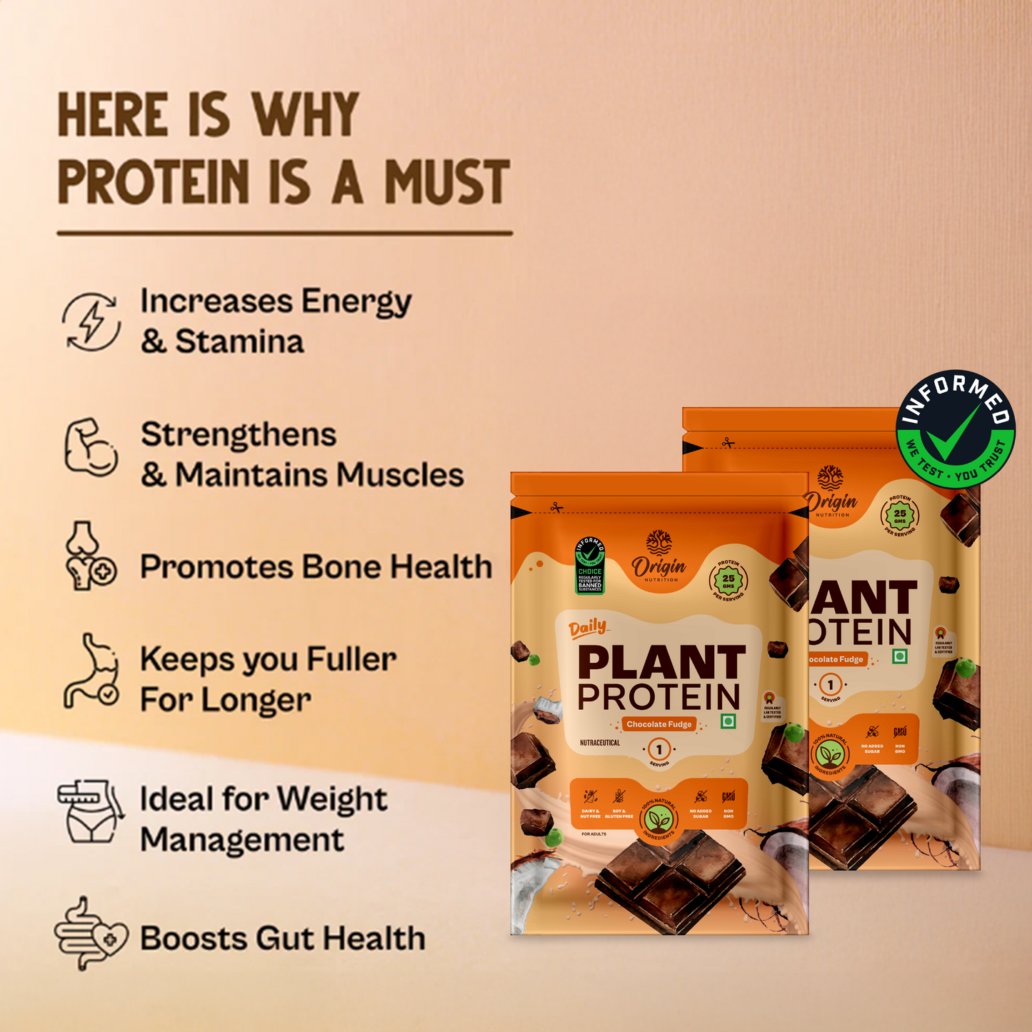 IPL Starter Pack - 2 Chocolate Fudge Sachets & 2 Mojo Pops Packs
