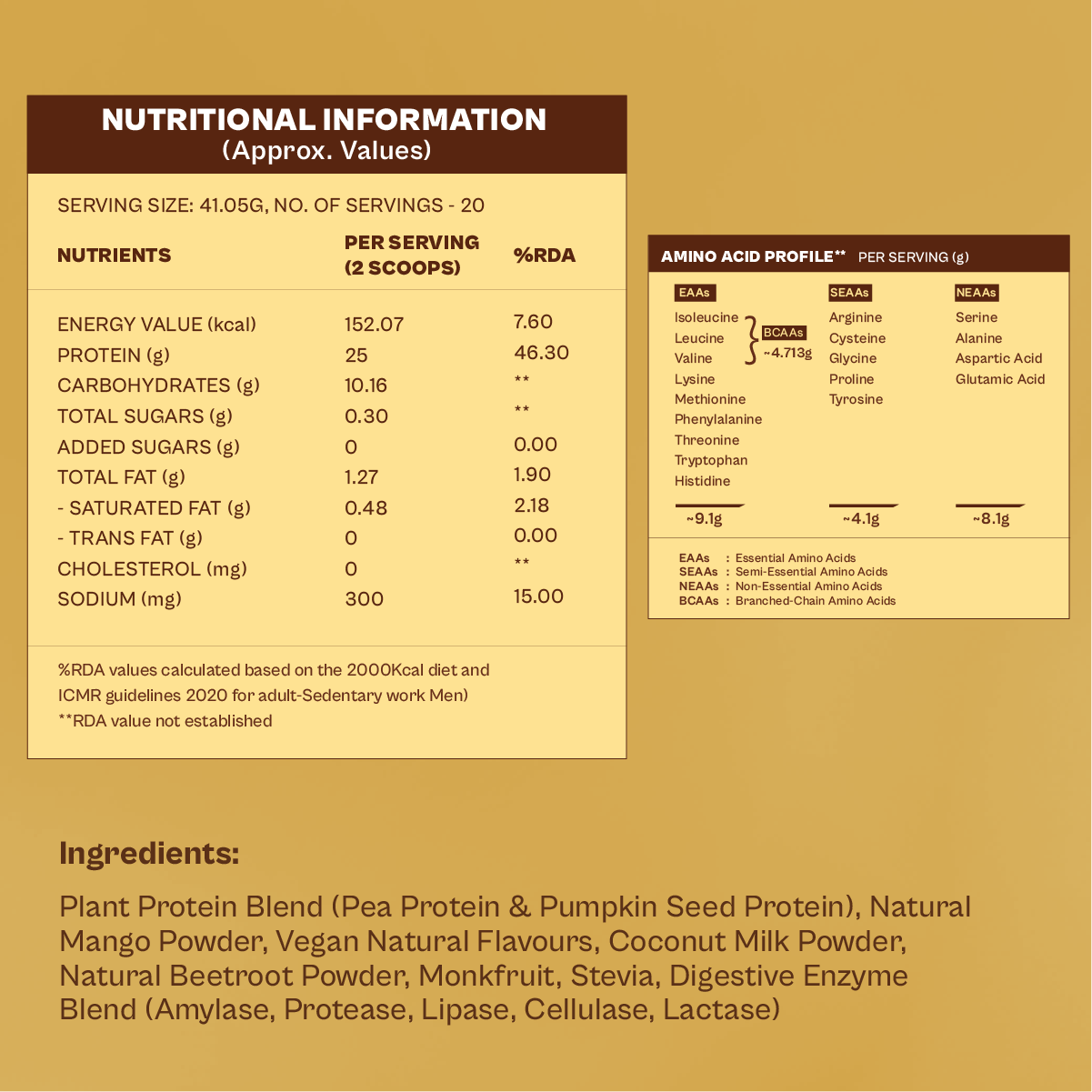 Daily Plant Protein - 31 Day Mango Mania Combo
