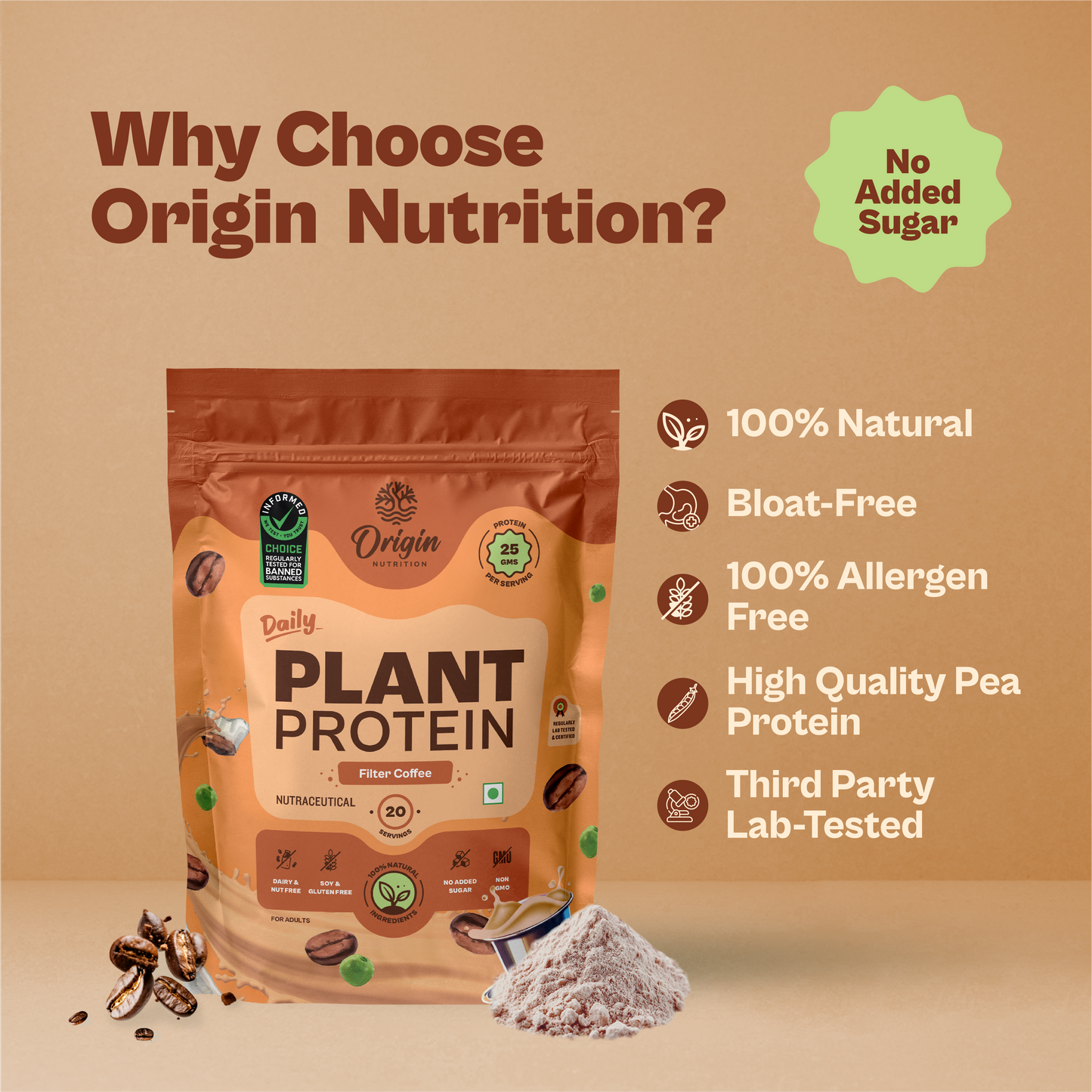 Daily Plant Protein - Filter Coffee