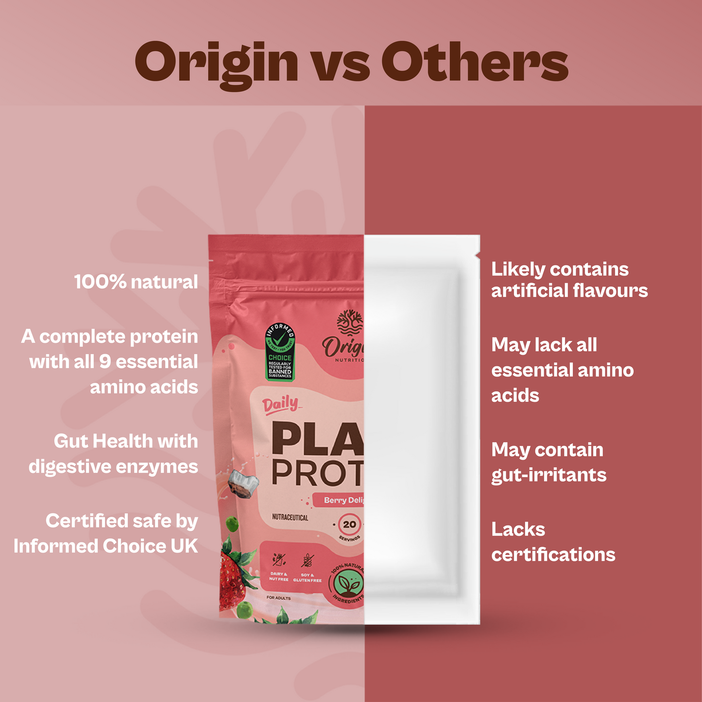 Daily Plant Protein - Strawberry Delight