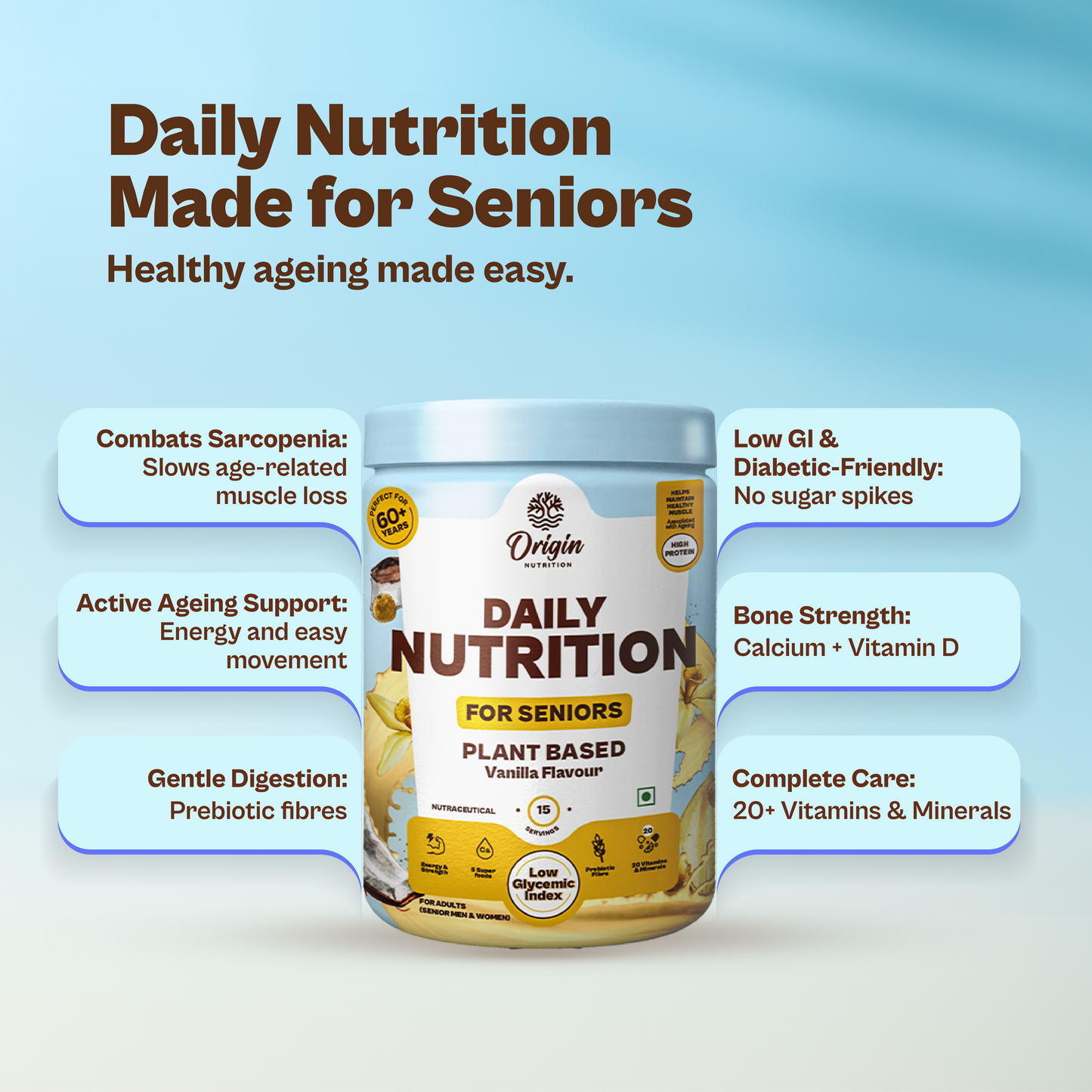 Daily Plant-Based Nutrition for Seniors