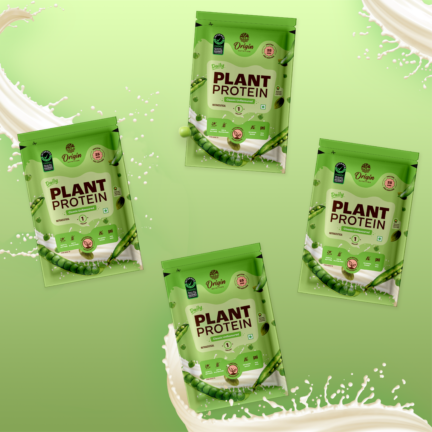 Daily Plant Protein - Classic Unflavoured Starter Pack