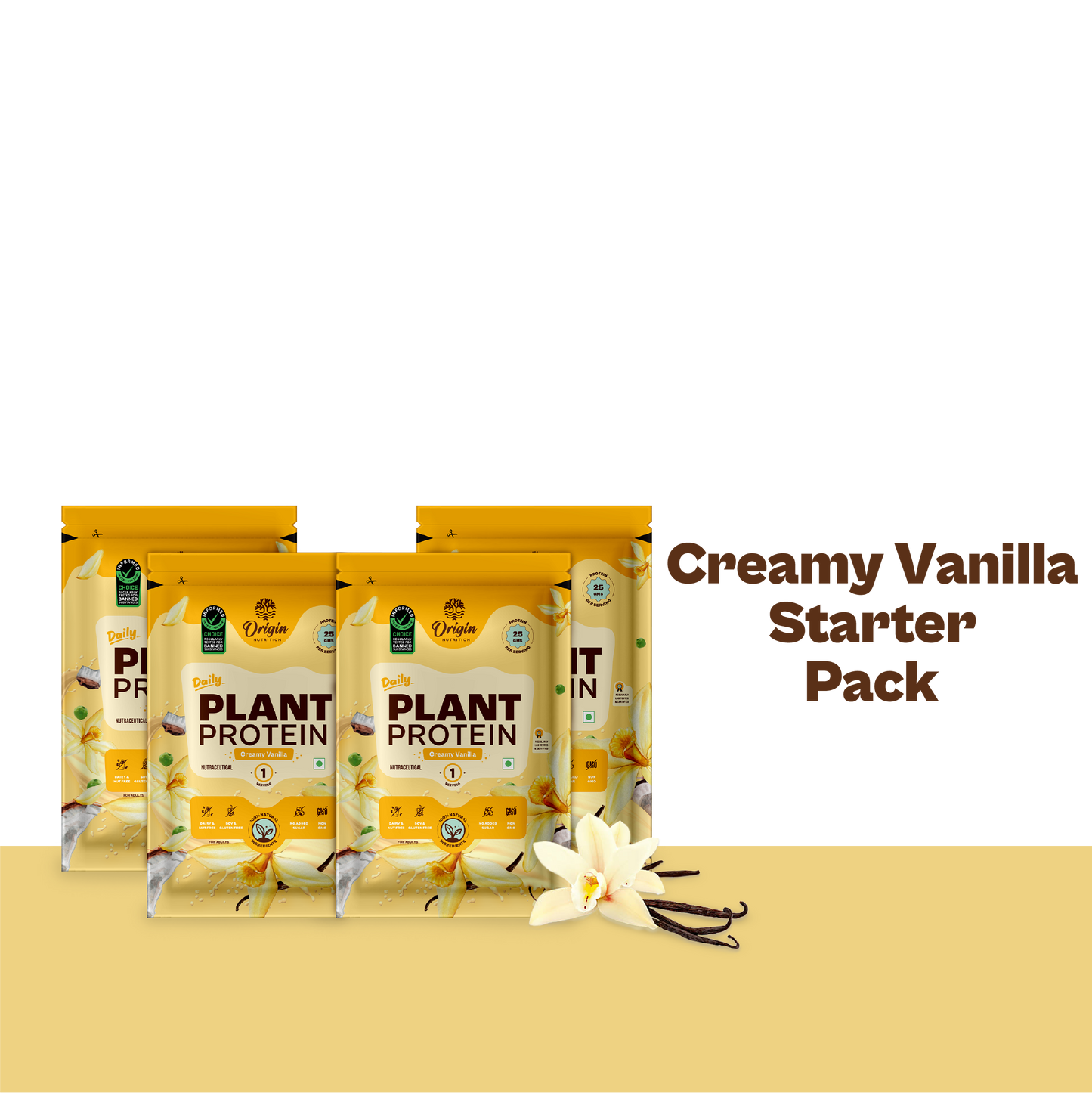 Daily Plant Protein - Creamy Vanilla Starter Pack