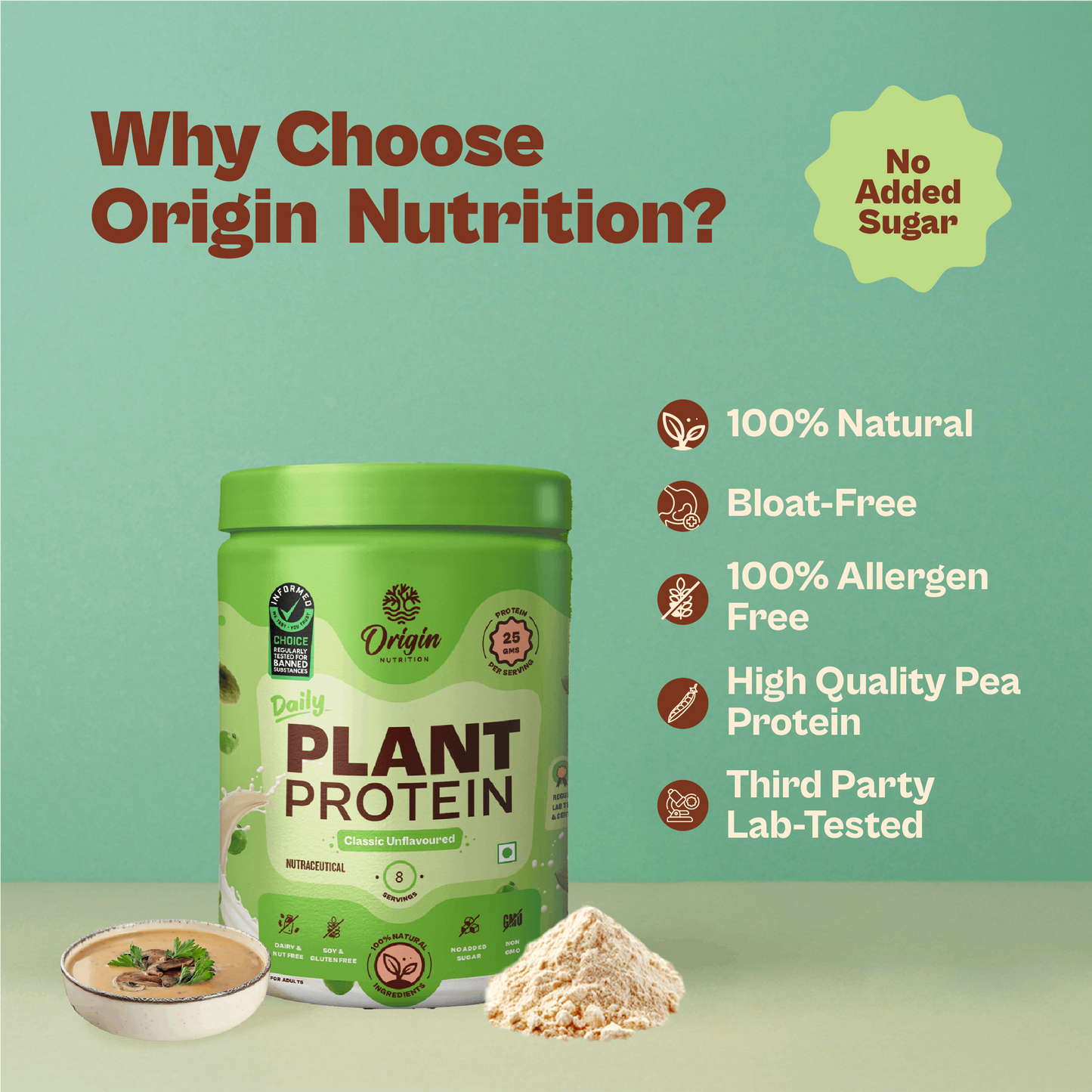 Daily Plant Protein - Classic Unflavoured (Jar)