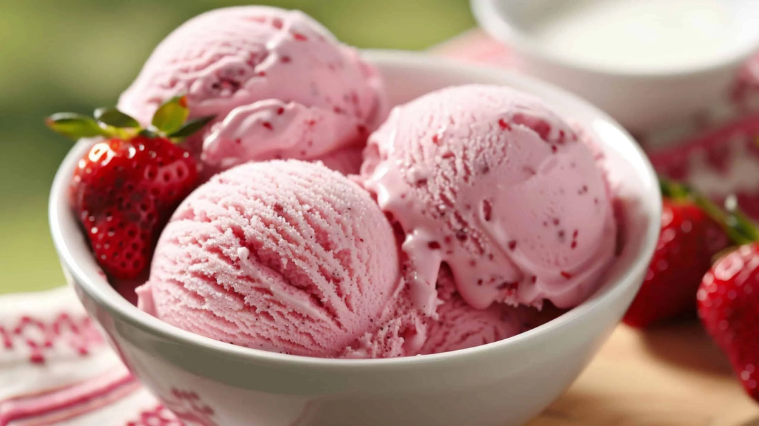 Scoop of Joy: Vegan No Churn Strawberry Ice-cream Recipe