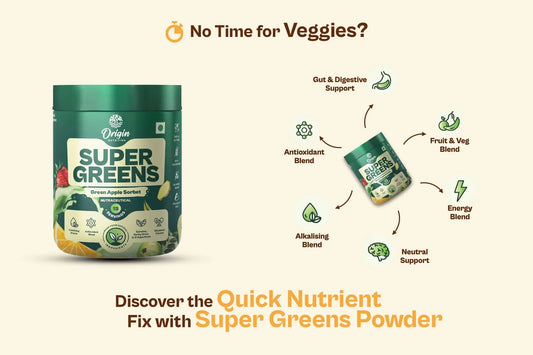 No Time for Veggies? Discover the Quick Nutrient Fix with Super Greens Powder