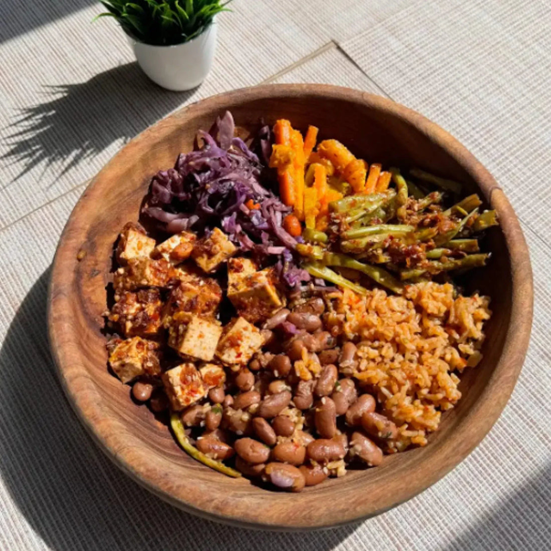 Crispy Sesame Tofu Bowl