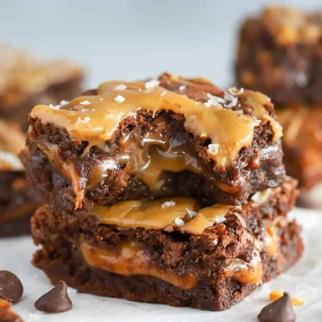 Coffee Caramel Brownies