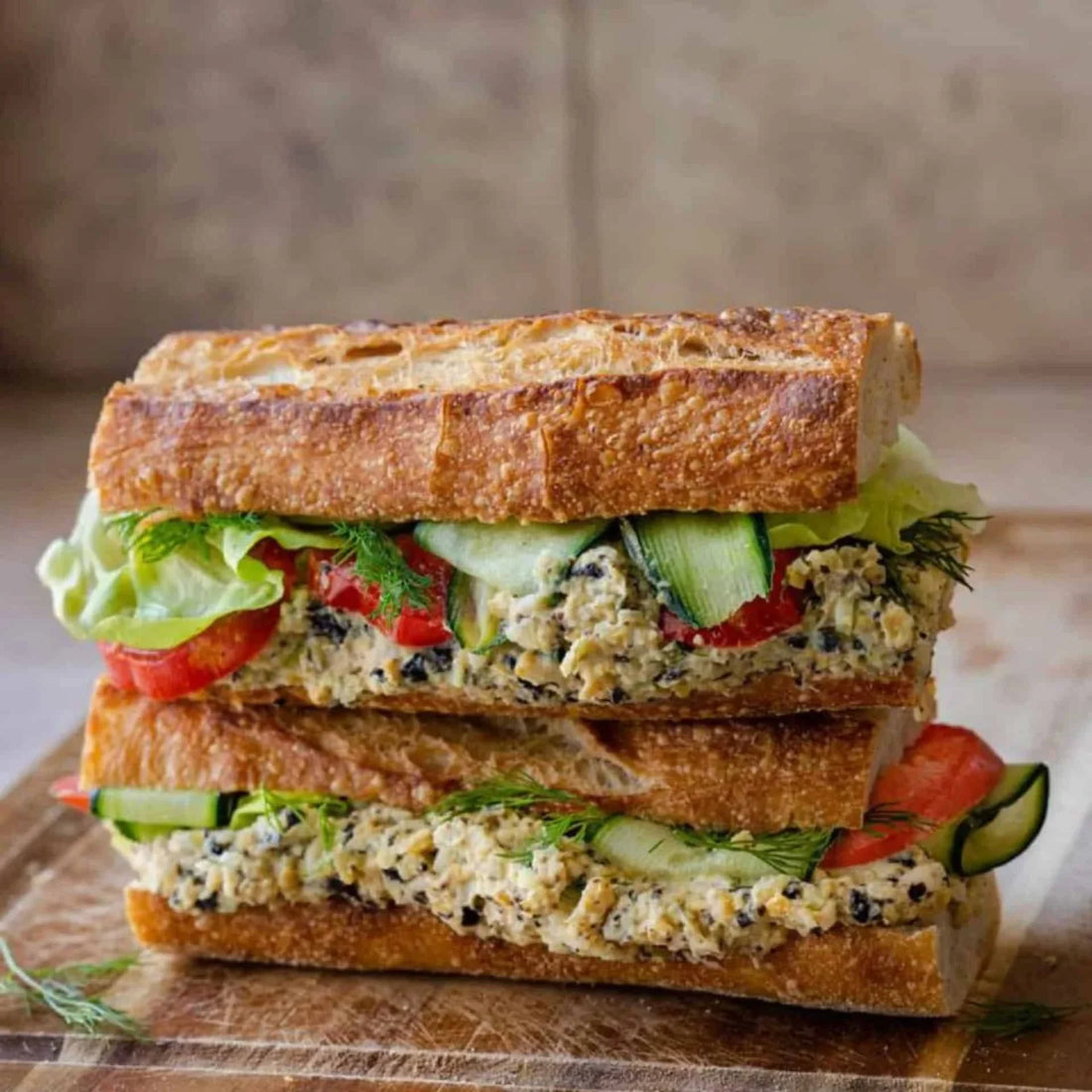 Vegan Tuna Salad Toast