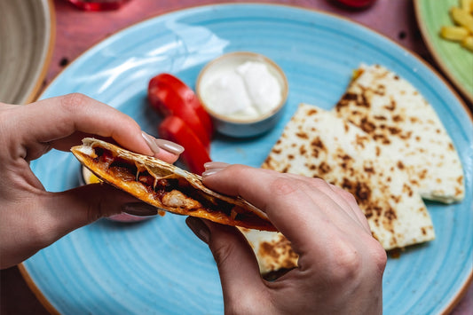 Stuffed Pita Pocket - Crispy High-Protein Meatless Street Food