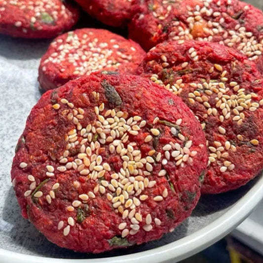 High Protein Beetroot Tikki