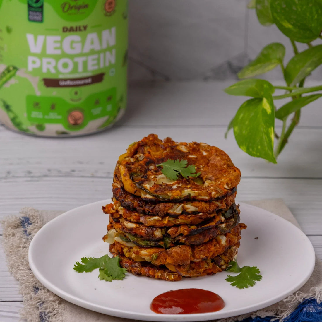 Protein Rich Vegetable Pancake