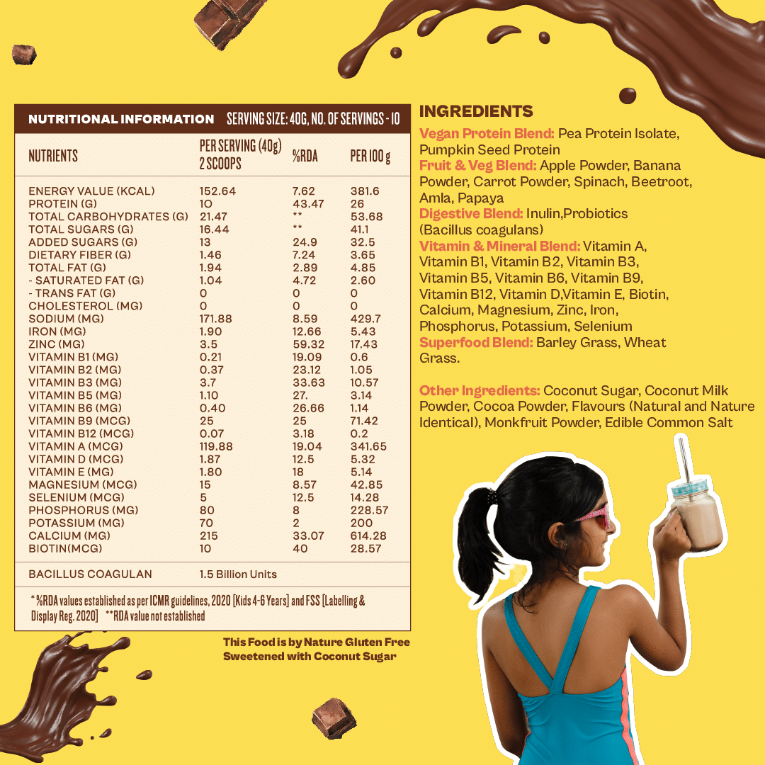 Go-Go Fuel for Kids - Champion's Chocolate (ages 8-12)