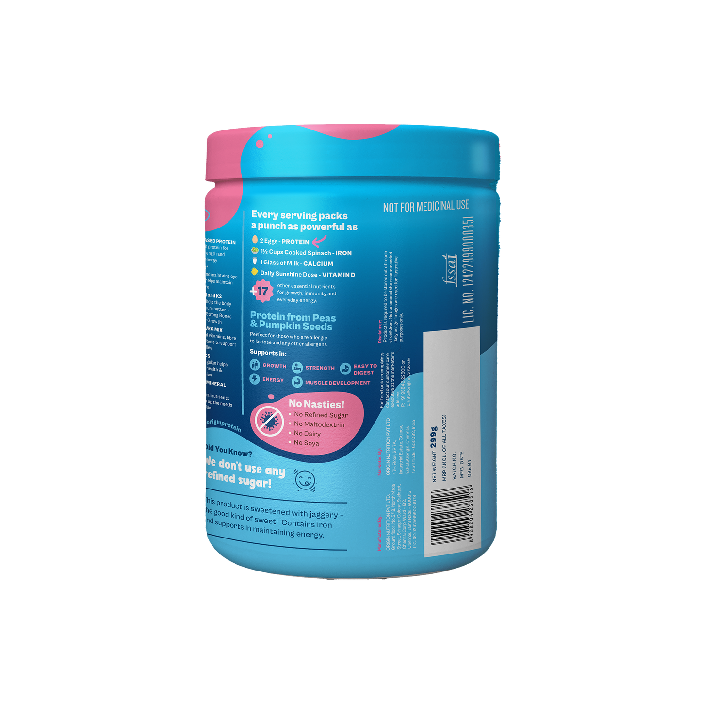 Kids Nutrition Mix - Cotton Candy Swirl (ages 7-12)