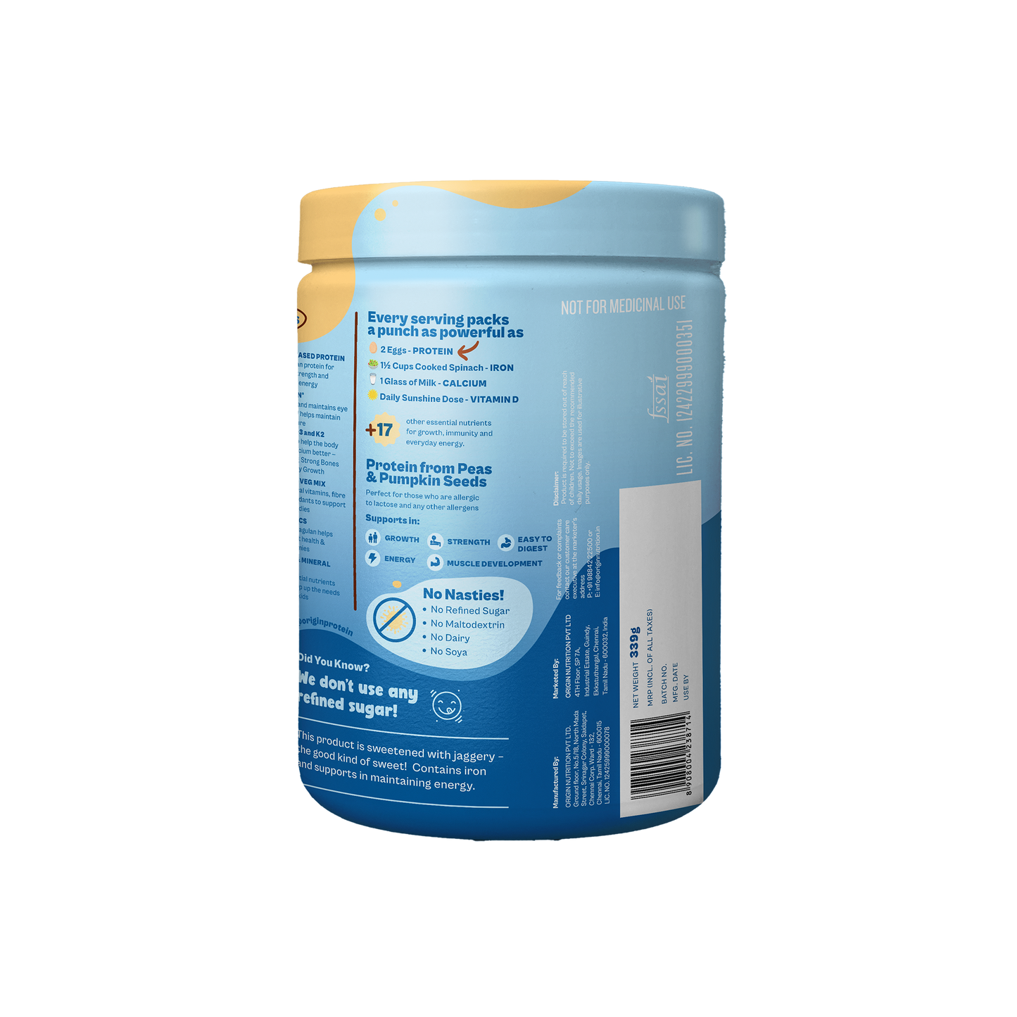 Kids Nutrition Mix - Creamy Vanilla (ages 7-12)