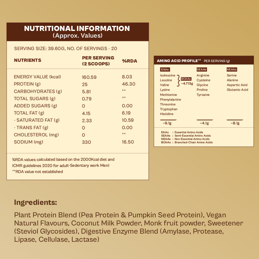 Daily Plant Protein - Creamy Vanilla
