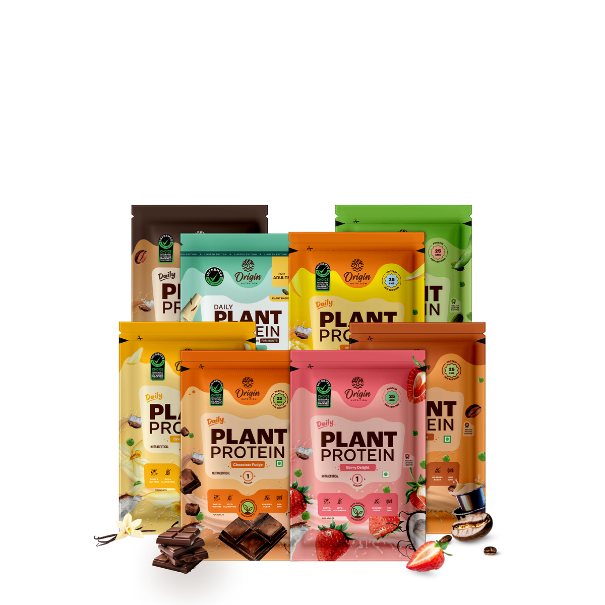 Daily Plant Protein - Assorted Pack of 8