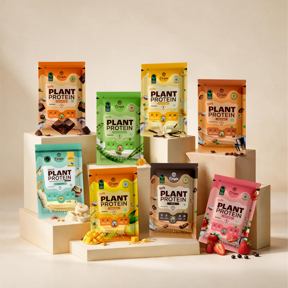 Daily Plant Protein - Assorted Pack of 8