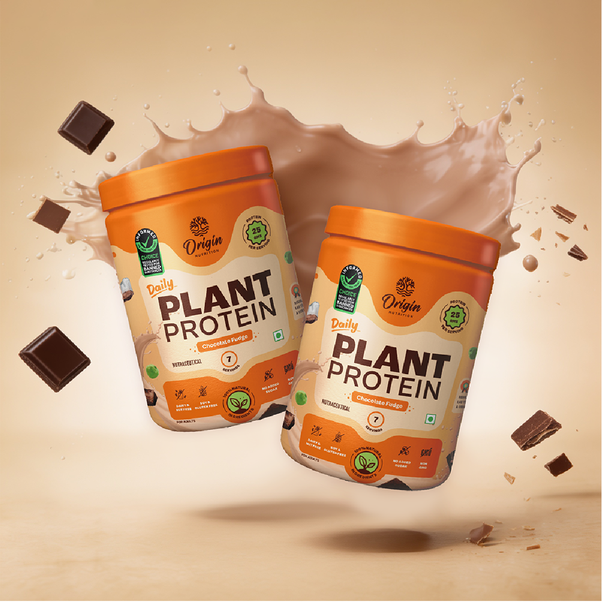 Daily Plant Protein - 14 Day Chocolate Fudge Combo
