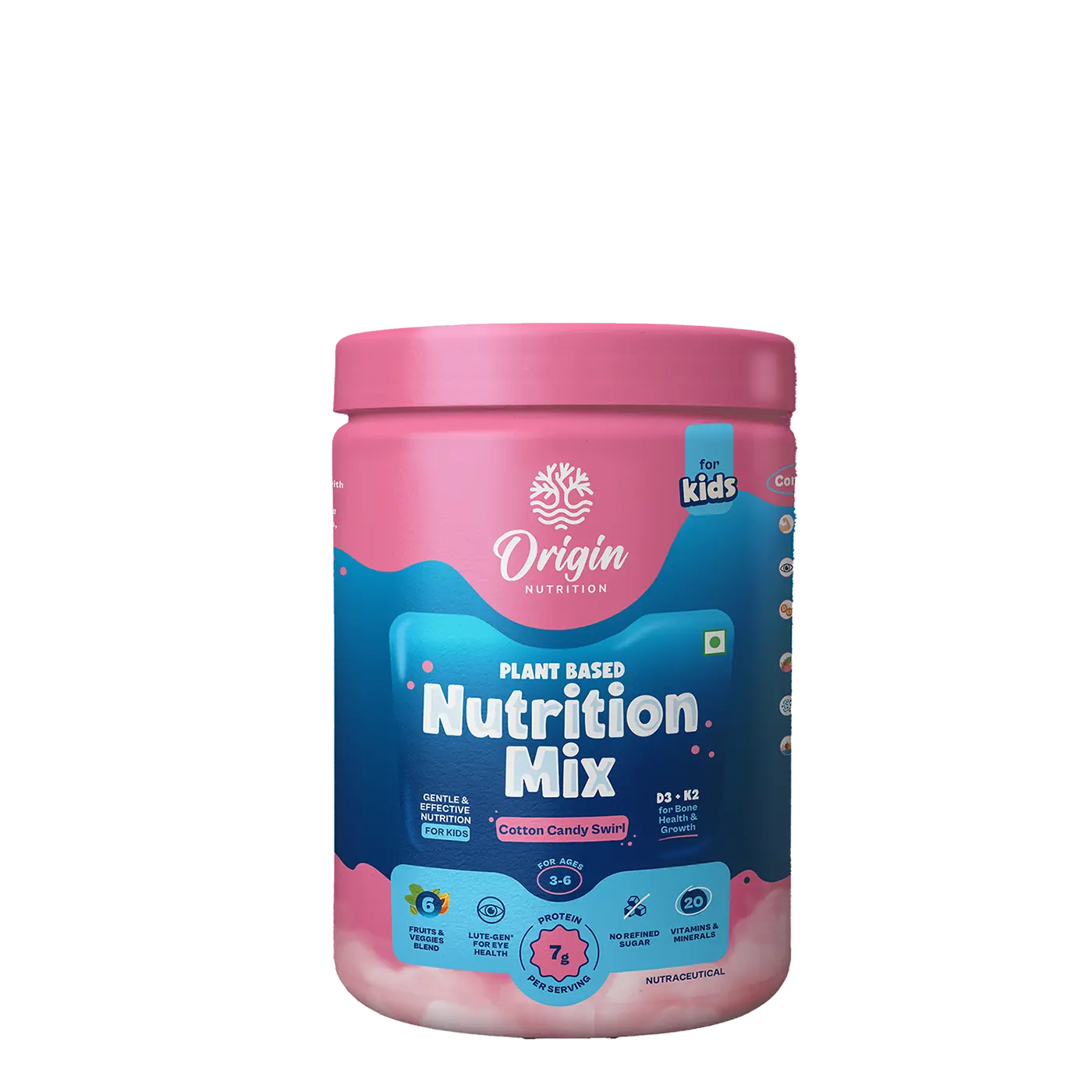 Kids Nutrition Mix - Cotton Candy Swirl (ages 3-6)