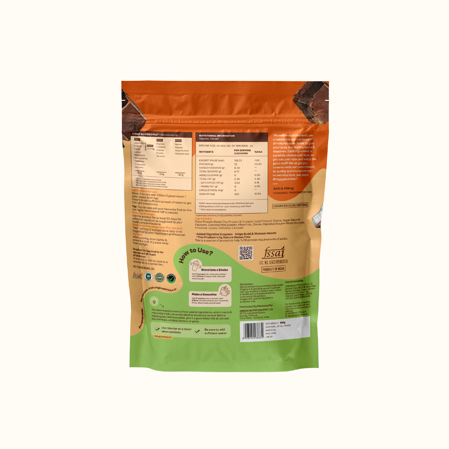 Daily Plant Protein Filter Coffee & Greens+ Fibre Combo