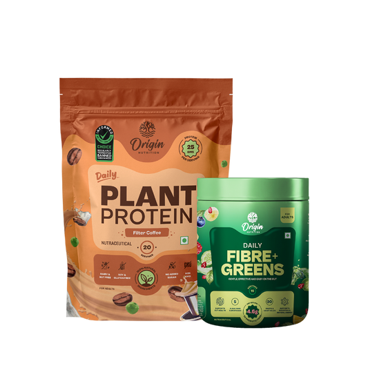 Daily Plant Protein Filter Coffee & Greens+ Fibre Combo