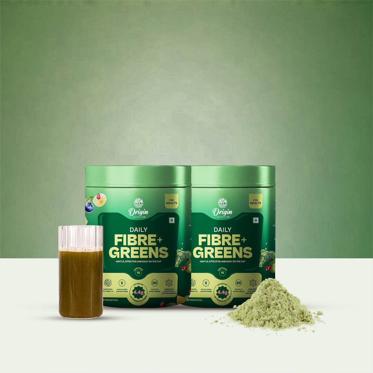 Daily Fibre + Greens - Pack of 2