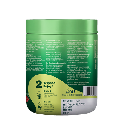 Daily Plant Protein Malai Kulfi, 770g & Fibre + Greens, 158g Combo Pack