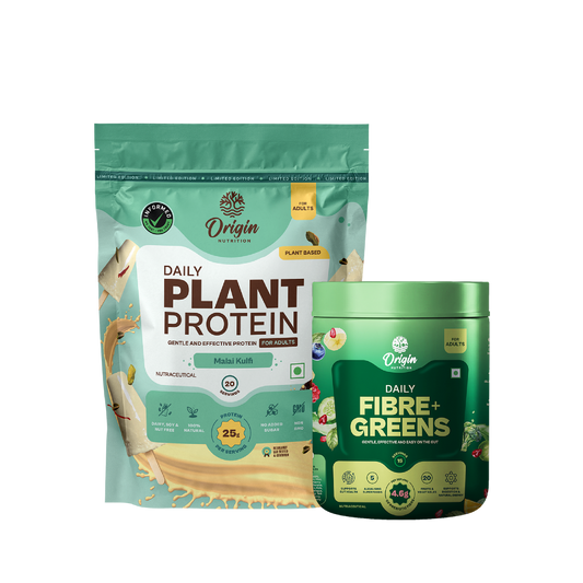 Daily Plant Protein Malai Kulfi &  Fibre + Greens Combo