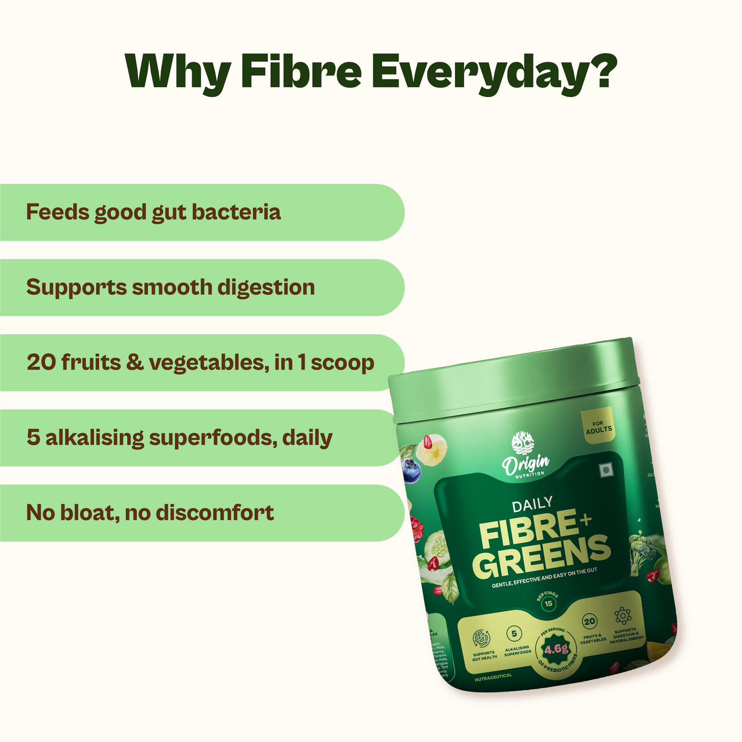 Daily Plant Protein Strawberry Delight & Fibre + Greens Combo