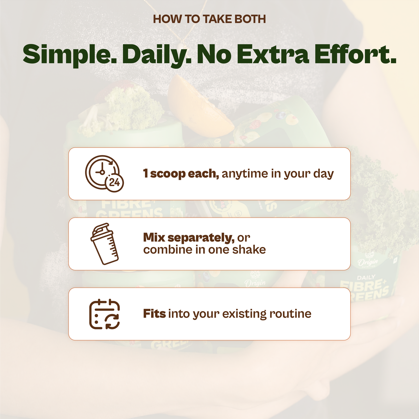 Daily Plant Protein Strawberry Delight & Fibre + Greens Combo