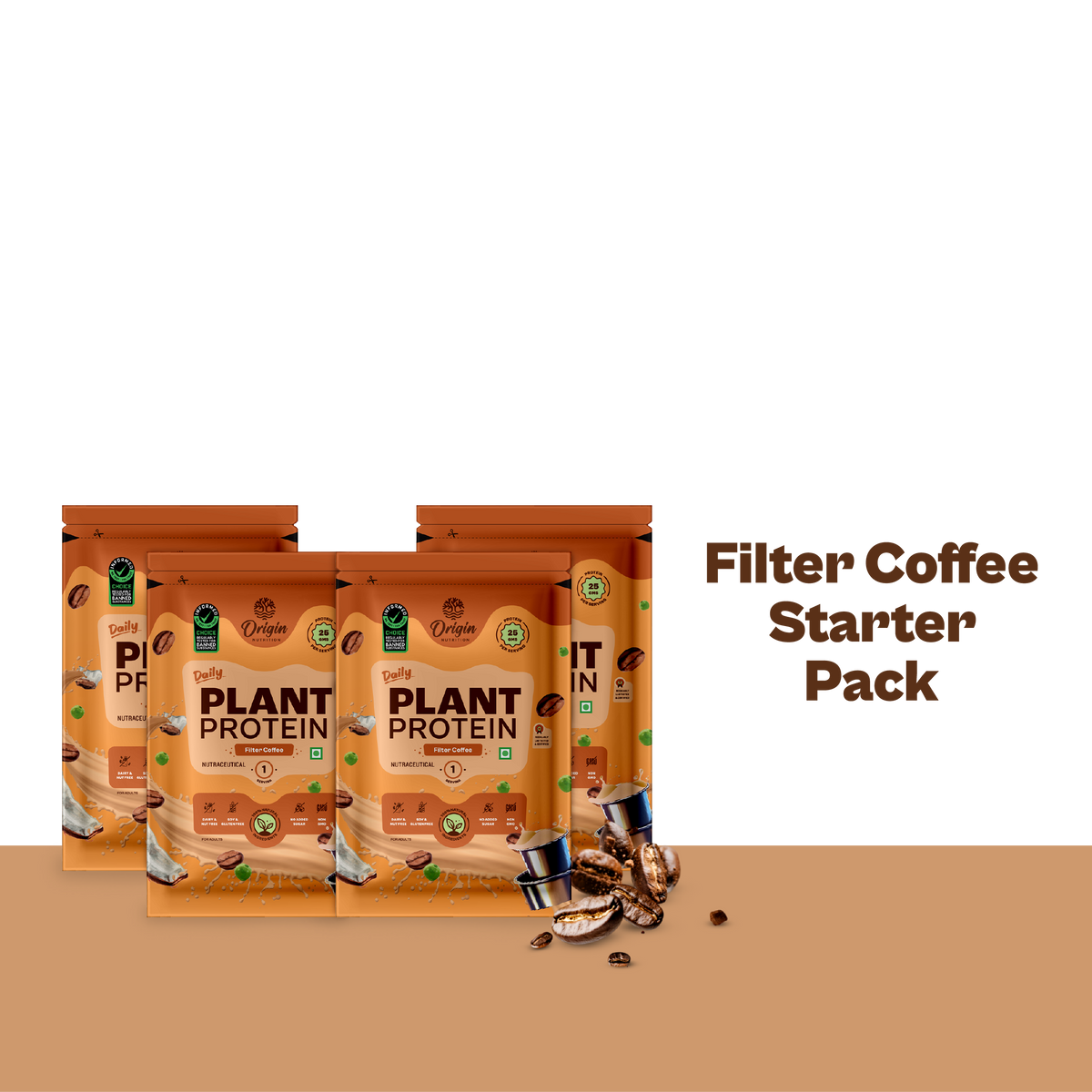 Daily Plant Protein - Filter Coffee Starter Pack – Origin Nutrition
