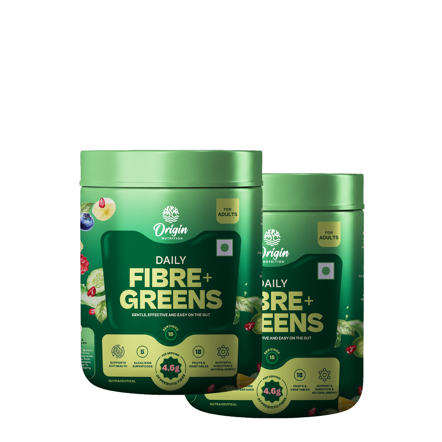 Daily Fibre + Greens - Pack of 2