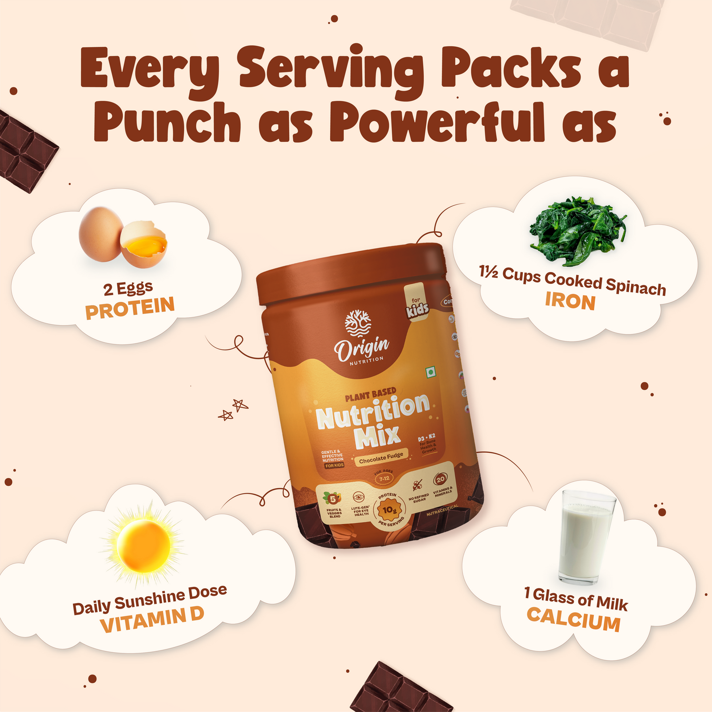 Kids Nutrition Mix - Chocolate Fudge (ages 7-12)