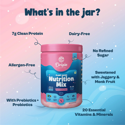 Kids Nutrition Mix - Cotton Candy Swirl (ages 3-6)