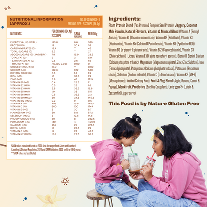 Kids Nutrition MIx - Creamy Vanilla (ages 13+)