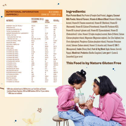 Kids Nutrition Mix - Creamy Vanilla (ages 7-12)