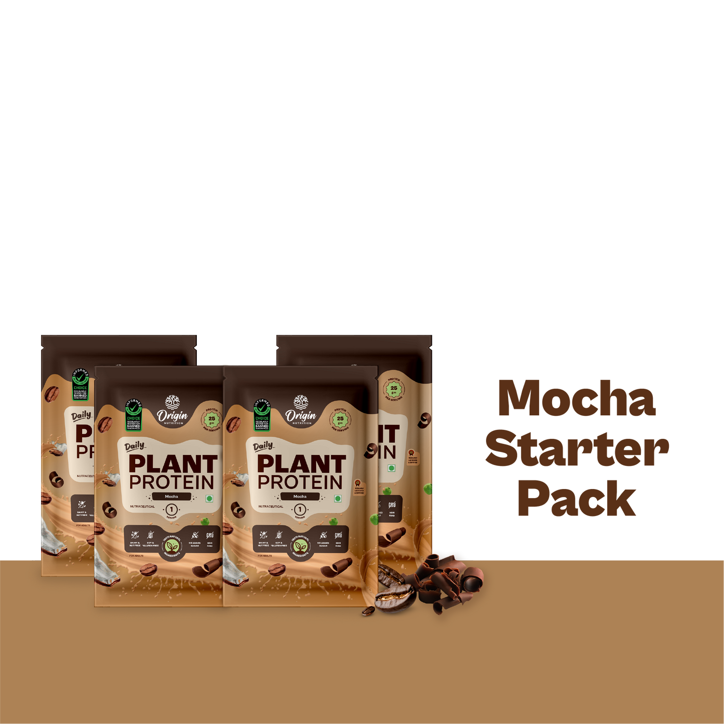 Daily Plant Protein - Mocha Starter Pack