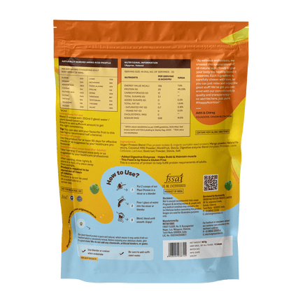 Daily Plant Protein Powder - Mango Mania