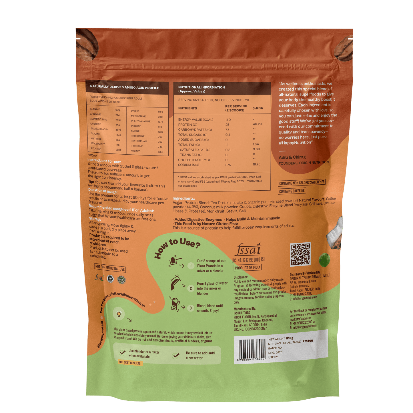 Daily Plant Protein - Filter Coffee