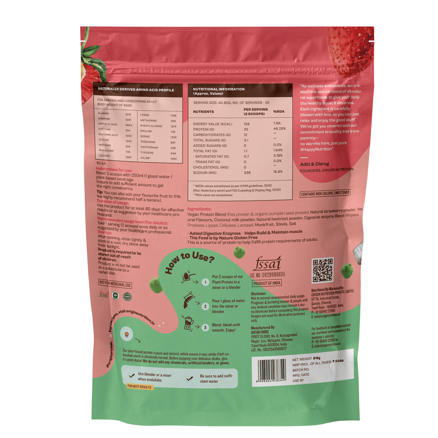 Daily Plant Protein - Berry Delight