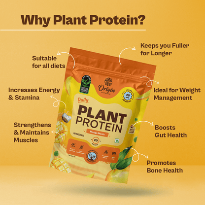 Daily Plant Protein Powder - Mango Mania