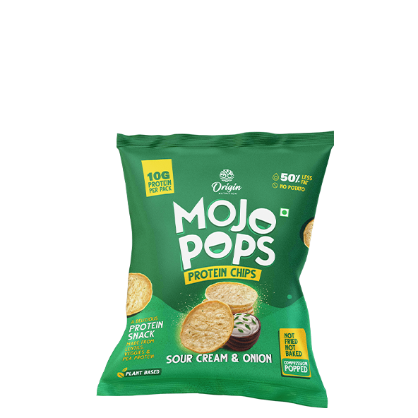 Mojo Pops Protein Chips - Sour Cream & Onion (Pack of 6)