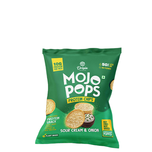 Mojo Pops Protein Chips - Sour Cream & Onion (Pack of 6)