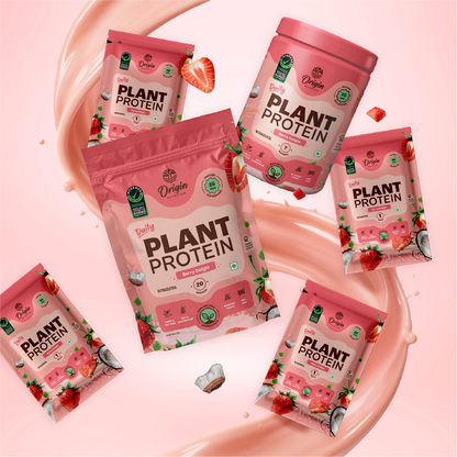 Daily Plant Protein - 31 Day Strawberry Delight Combo