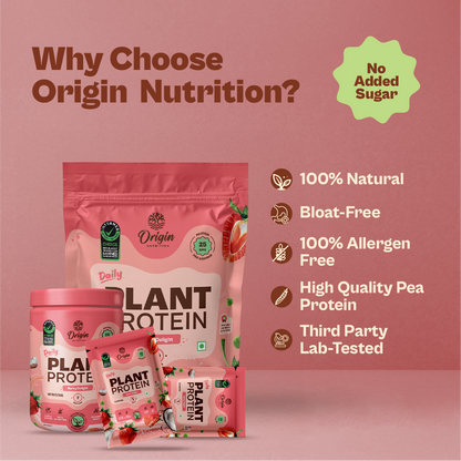 Daily Plant Protein - 31 Day Strawberry Delight Combo