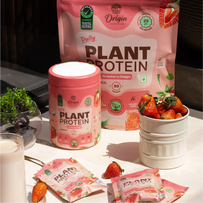 Daily Plant Protein - 31 Day Strawberry Delight Combo