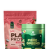 Daily Plant Protein Strawberry Delight & Fibre + Greens Combo